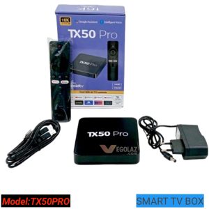 TX50 PRO 16K Ultra HD Android Smart TV Box Front View