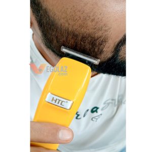 HTC AT-530 Rechargeable Beard and Hair Trimmer for Men with Stainless Steel Blades and Adjustable Cutting Lengths