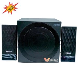 Microlab M300BT 2.1 Bluetooth Speaker – 38W RMS Output, Subwoofer, USB, SD, AUX, Bluetooth Connectivity
