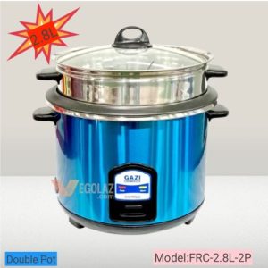 Gazi Rice Cooker FRC-2.8L-2P with double pot