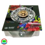 Gazi GST-117C Single Burner Gas Stove | Tempered Glass, Auto Ignition, LPG - Image 2