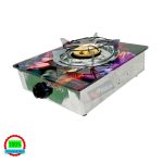 Jamuna Gas Stove JGS-GB01G Floral | Single Brass Burner | Tempered Glass Top - Image 3