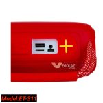 ET-311 Bluetooth Party Speaker with Colorful Lights & Deep Bass - Image 2
