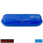 S812 Bluetooth Speaker Price in Bangladesh | Dual Bass, Stereo Sound - Image 2