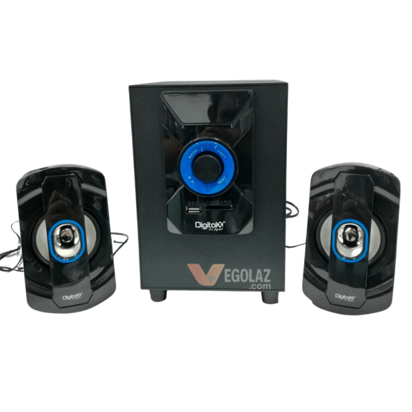 DigitalX X-L248DBT 2.1 Channel Bluetooth Multimedia Speaker System with Subwoofer, USB & SD Card Support