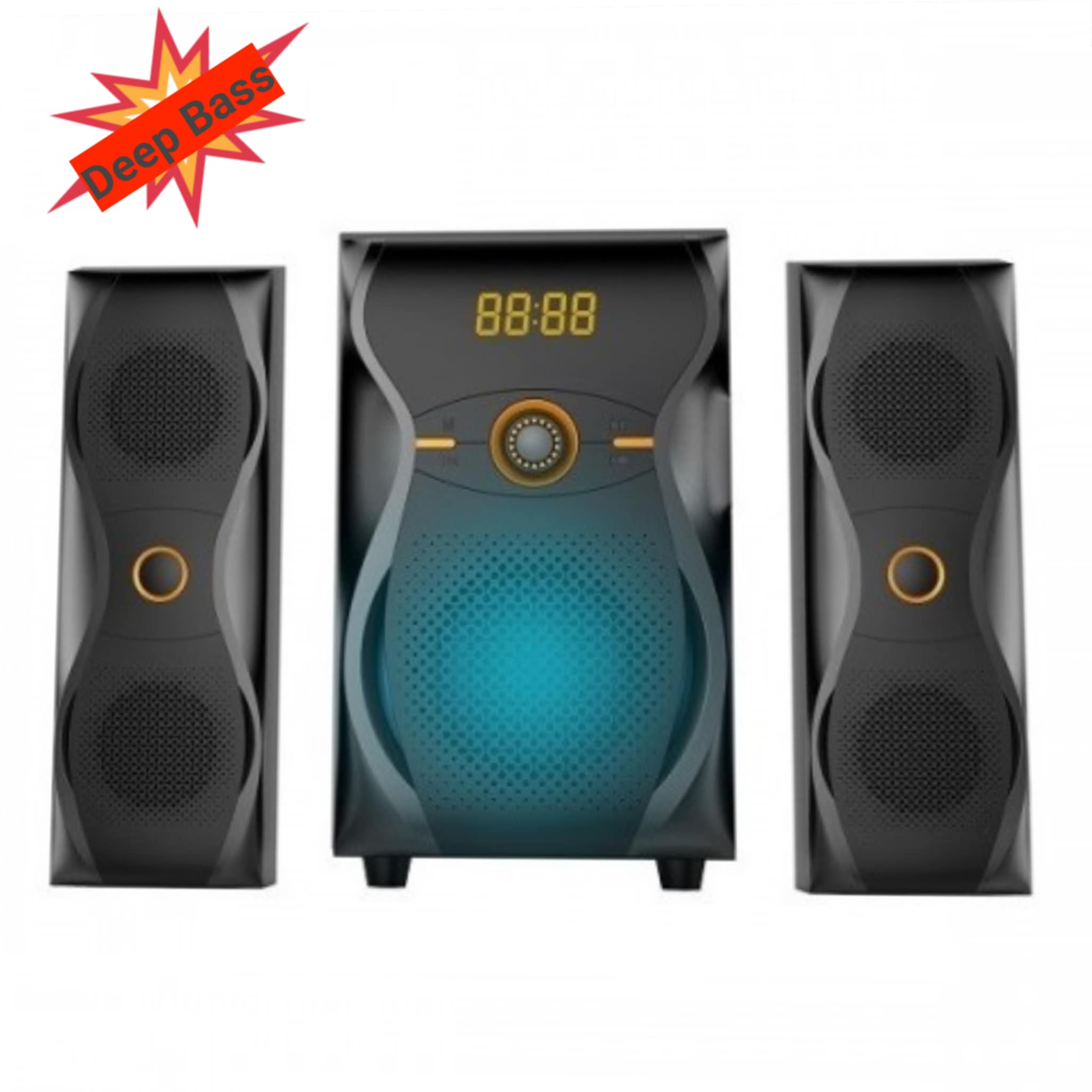 egolaz-cicily-2.jpg XTREME SICILY 2:1 MULTIMEDIA SPEAKER BLACK With Remote - Image 1