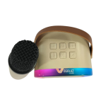 K12 Dual Microphone Karaoke Bluetooth Speaker with RGB Lights (TWS, FM, AUX, USB/TF) - Image 2