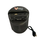 LINK BITS Mini Bluetooth Speaker with Microphone + FM + TF Card (Compact 10×10×14 cm) - Image 2