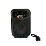 LINK BITS Mini Bluetooth Speaker with Microphone + FM + TF Card (Compact 10×10×14 cm)