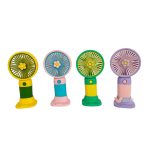 Smart Handheld Pocket Mini Fan by Mart One – USB Rechargeable Cute Cooling Fan with Lanyard