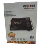 Vision VSN-40A4-Eco Infrared Cooker 2200W (Inverter) | Touch+Knob | 8 Levels | SS Body + Crystal Plate - Image 2