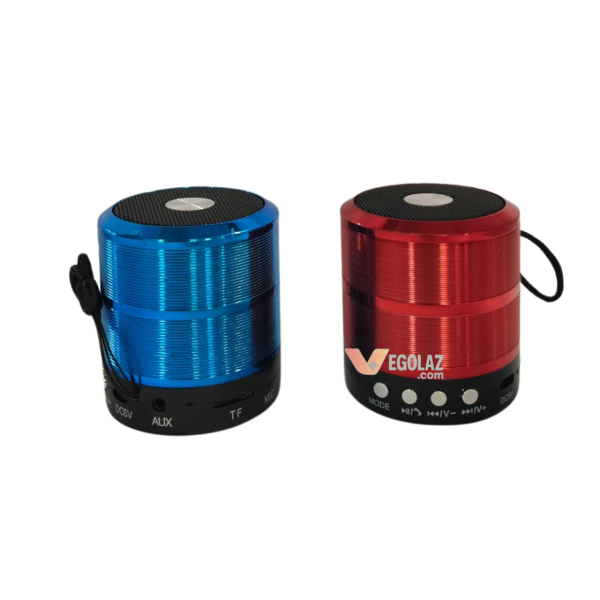 WS-887 Mini Bluetooth Speaker (V4.0) with FM Radio, TF Card & USB | Enhanced Bass | Hands-Free Calls