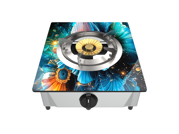 Jamuna JGS-NB01G Dreamy Gas Stove with Single Brass Burner and 8mm Tempered Glass