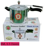 "KML 6.5L Classic Pressure Cooker – Aluminium Body, Safe Handle, Kushtia Metal Ltd."