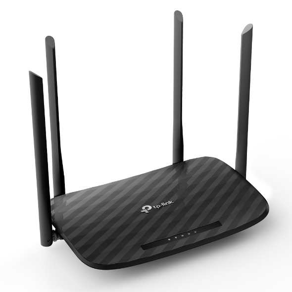 TP-Link Archer C50 AC1200 Dual Band Wi-Fi Router with 4 External Antennas – Front View