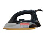 VISION Electronic Iron VIS-DEI-005 black and silver front view