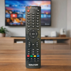 Walton LED TV remote control front view