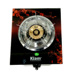 Kiam Gas Stove With Glass Single Burner G-52 LPG | Fuel Efficient & Durable