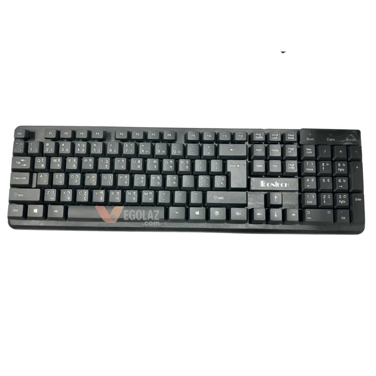 fontech-kb24-wired-keyboard-box.png FONTECH KB24 Wired Full Size Keyboard with Numeric Keypad - Image 1
