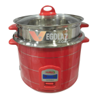 HAMKO 2.8 L Rice Cooker SS Body Double Pot, 1000W Automatic Rice Cooker with Aluminium and Stainless Steel Pot