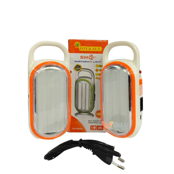 Joykaly YG-7932TB Rechargeable LED Emergency Charger Light (12 LEDs, 1100mAh