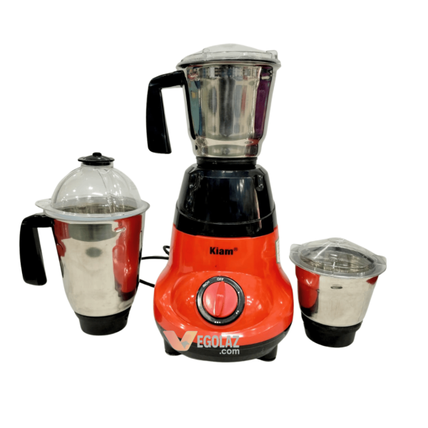 K.iam BL-1800 3-in-1 Mixer Blender & Grinder 750W | 3 SS Jars (1.5L/1.2L/0.8L) | Copper Motor