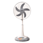 VISION 16 Inch Rechargeable Half Stand Fan with Solar Charging and Mobile Charging