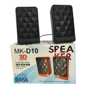 D10 Sound Box Mini USB Multimedia Speaker (3W, 4Ω) – Compact Wired PC/Laptop Speaker