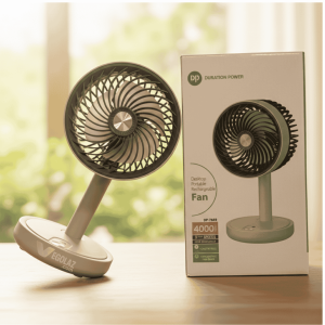 DP-7639 Desktop Rechargeable Circulating Fan – 4000mAh USB-C