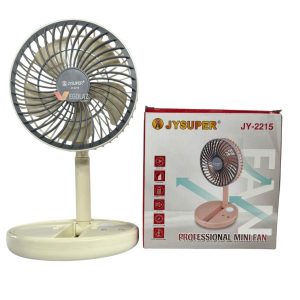 JY Super JY-2215 Professional Mini Rechargeable Fan| 4000mAh | Fast Charging
