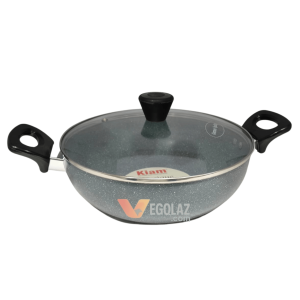 Kiam Non Stick Karai 26cm Induction Bottom Germany Quality Aluminium Cookware