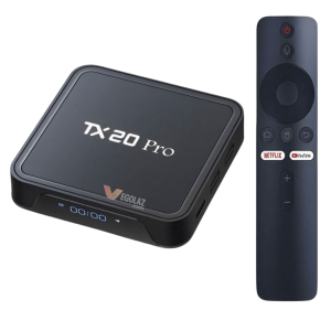 TX20 Pro Android TV Box with Remote, HDMI Cable and Power Adapter