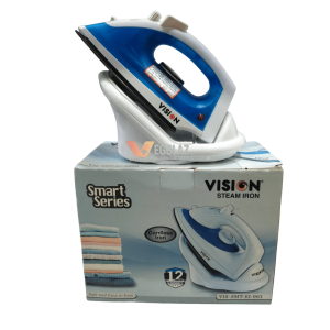 Vision VIS-SMT-EI-001 Steam Iron 1600W – Powerful Electric Steam Iron with Aluminum Soleplate