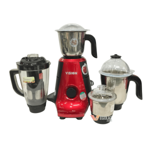 VISION VIS-SBL-024 CYCLONE PRO 4-in-1 Blender (850W) | 1.6L+1.6L Jars | 1.2L Mincer | 0.5kg Grinder