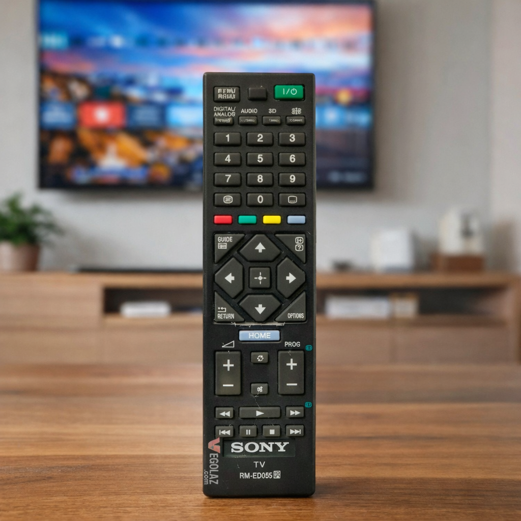 Sony RM-ED054 Original TV Remote Control | Smart LED TV Remote with Home, Guide & Multimedia Keys