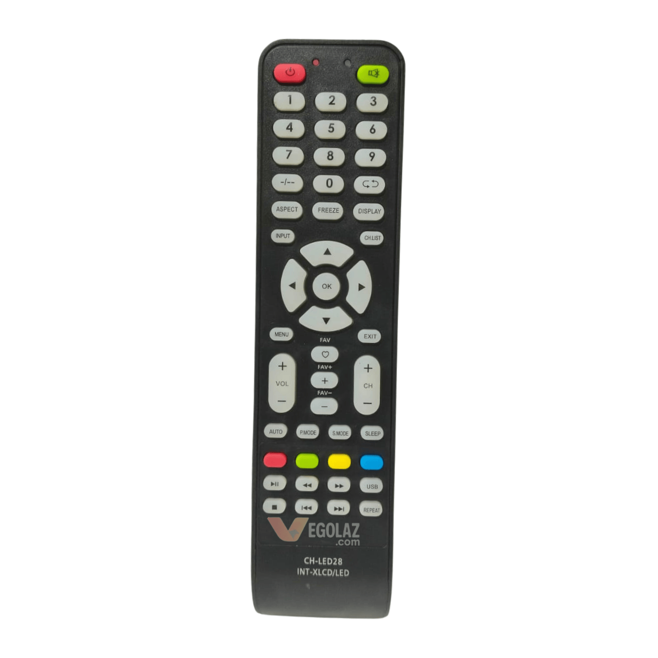CH-LED28 LCD/LED TV Remote Control | Universal Replacement Remote for Multi-Brand TVs (INT-XLCD/LED)