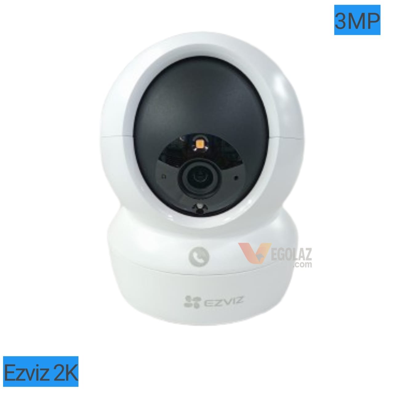 EZVIZ H6c Pro 2K (3MP) Wi-Fi Indoor Dome IP Camera with Color Night Vision