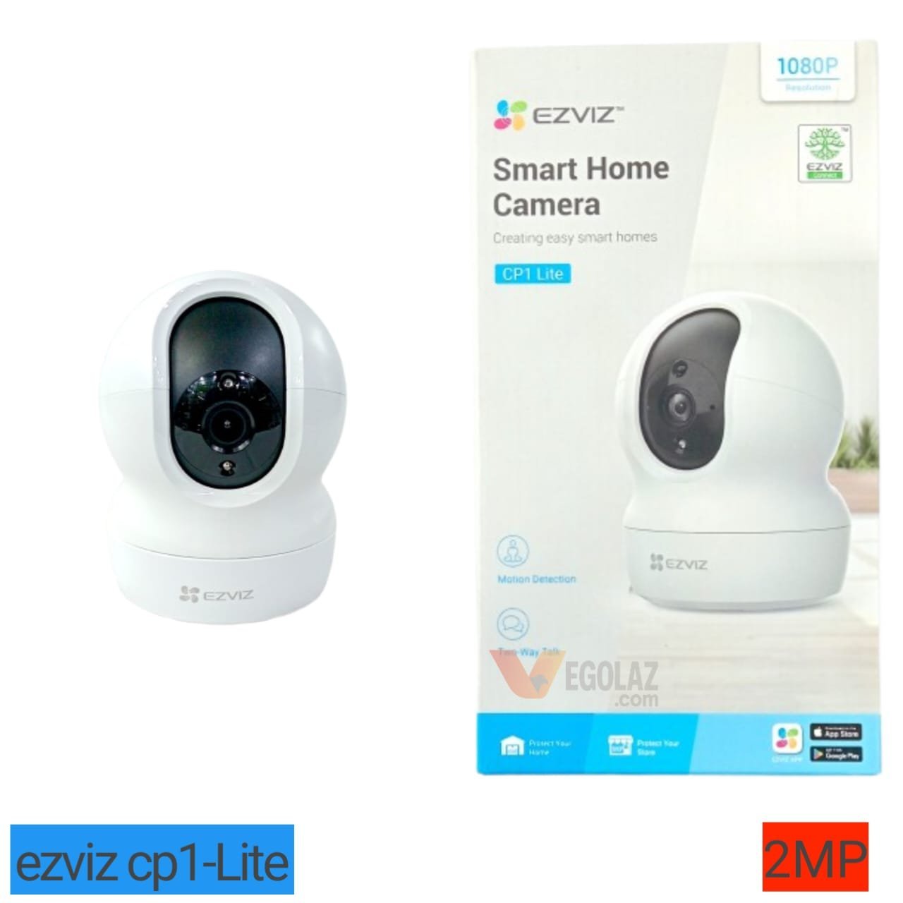 EZVIZ CP1 Lite 2MP Smart Wi-Fi Indoor Security Camera with Night Vision