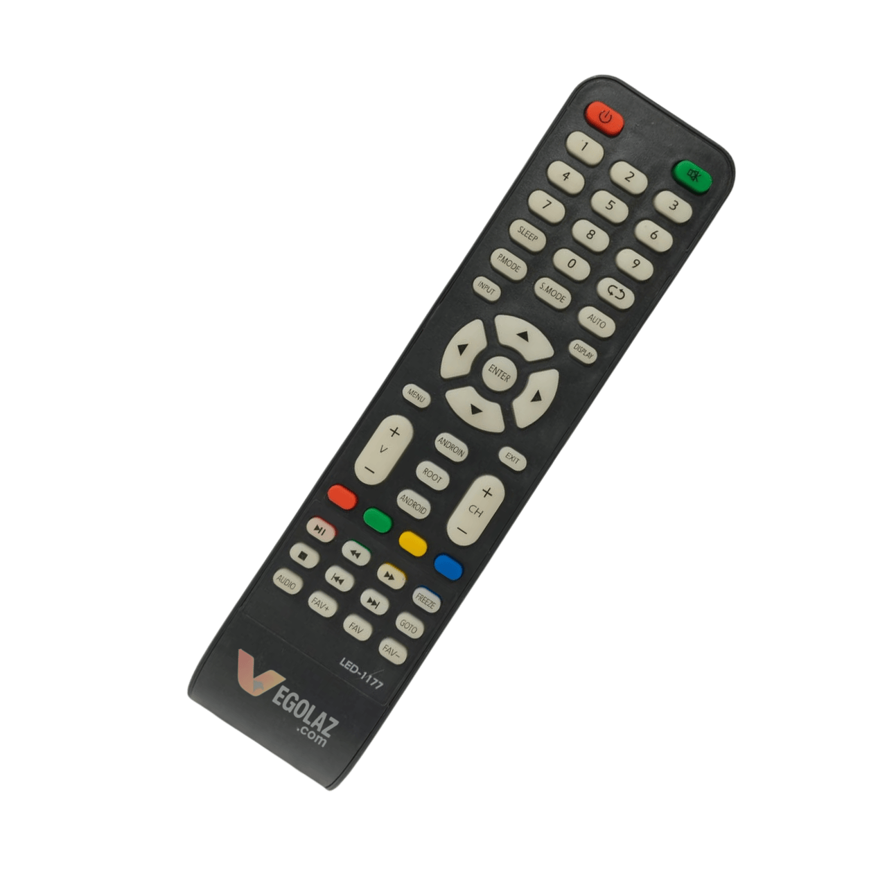 LED-1177 TV Remote Control | Universal Replacement Remote for LCD/LED TVs with Full Function Keys